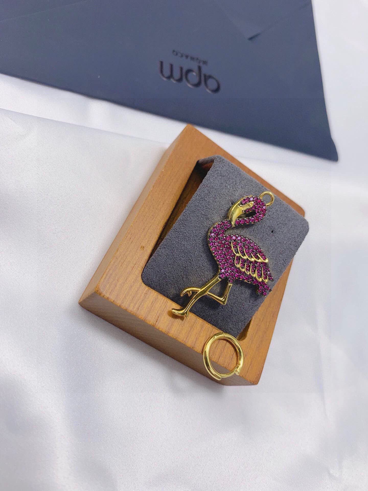 APM Monaco Earrings - Flamingo Design